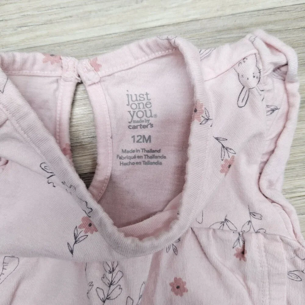 Carters Baby Girl Pink Shirt Bundle Size 12 Months Spring Casual